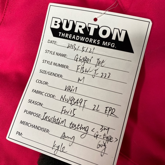 RARE Burton Snowboard Winter Jacket - Picture 5 of 8